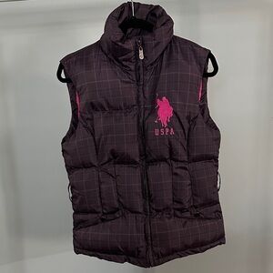 U.S. Polo Assn. Checkered Vest